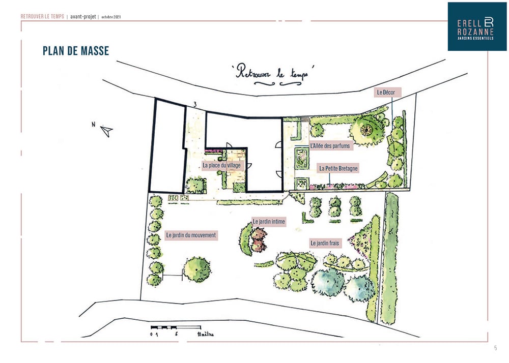 Plan de masse aquarelle